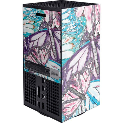 California Monarch Collage XBox Series X Digital Edition Console Skin